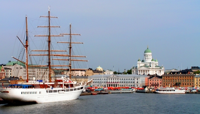 Das ist ein Bild von Helsinki. Helsinki ist die Stadt in der der Kurs stattfindet.