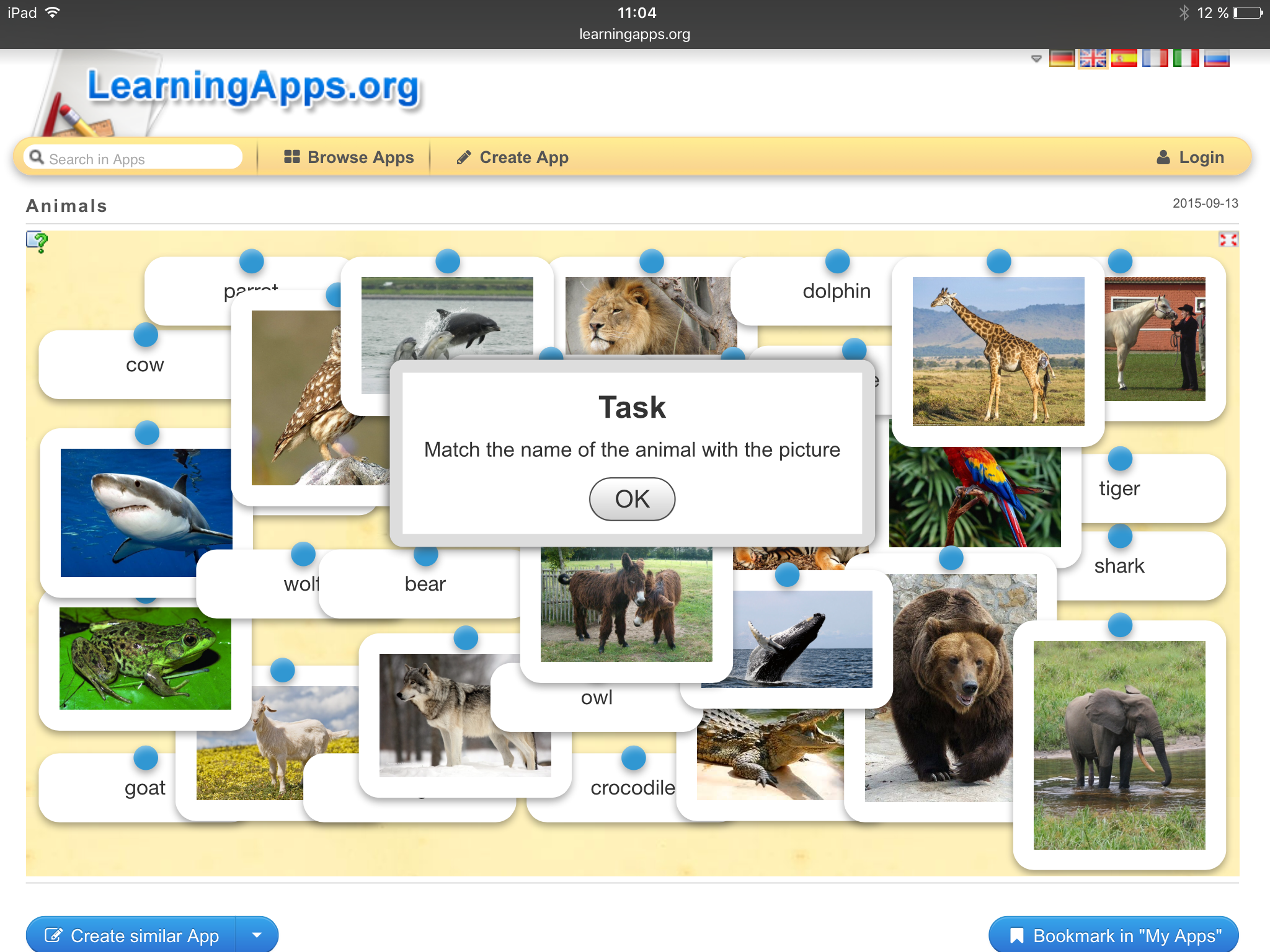 Animals and their names - IncluEdu - Where learning is Inclusive